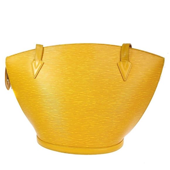 LOUIS VUITTON Saint Jacques Shoulder Bag Epi Leather Yellow